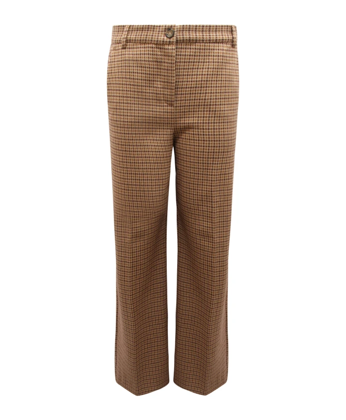 

Женские брюки с широкими штанинами Max Mara, бежевый