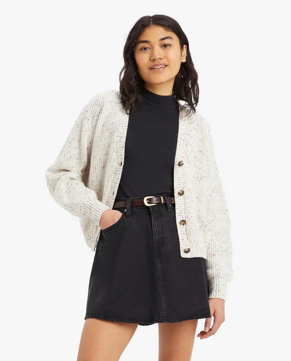 

Женский кардиган с длинным рукавом Levi's, белый