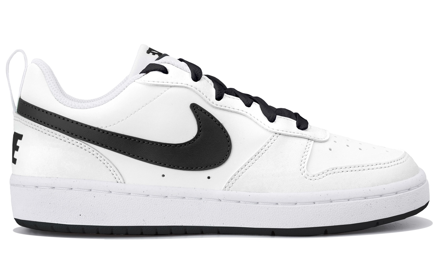 Nike Court Borough Low top Kids' Skateboarding Shoes Black Gray Teenagers — фото 3