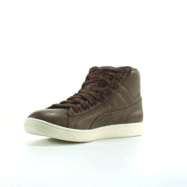 Мужские кожаные кроссовки Classic Mid GTX E на шнуровке 357044 01 Puma, коричневый — фото 3