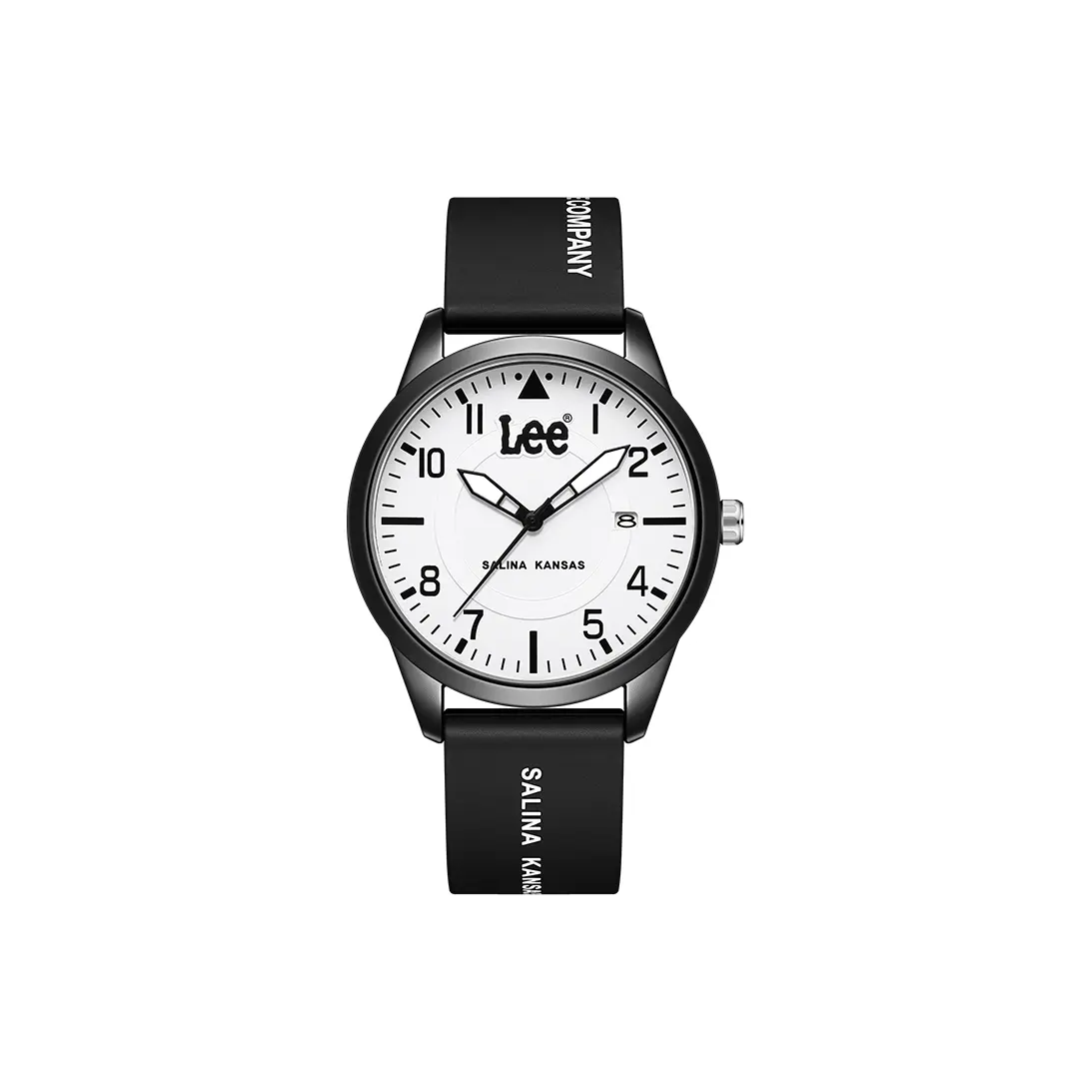 

Lee Часы наручные кварцевые с силиконовым ремешком белый циферблат unisex для дня рождения одноклассника к школьному сезону в коробке