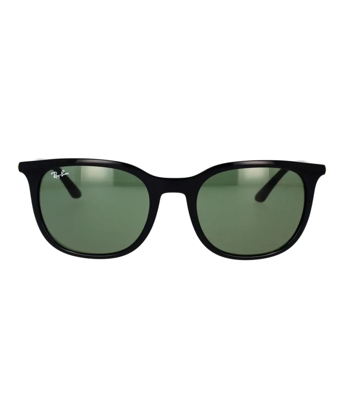 

Солнцезащитные очки RB4386, черные с зелеными линзами Ray-Ban, черный