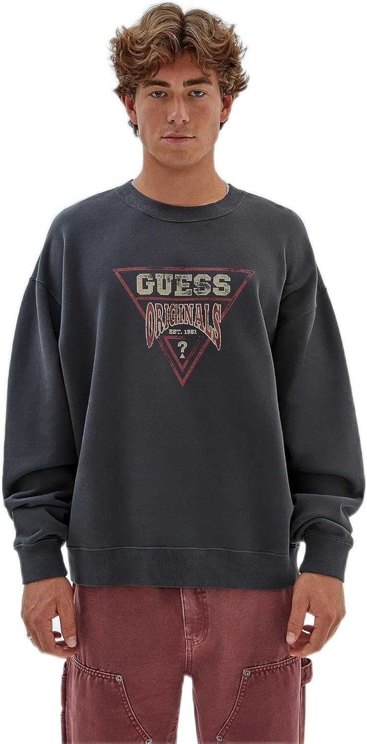 

GUESS Originals Vintage Dev свитшот, Jet Black Multi