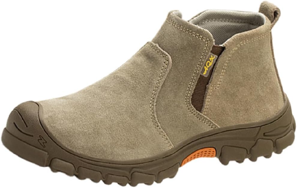 

Легкие ботинки с металлическим носком Lexamen для мужчин, комфортные ботинки с амортизирующей и противоскользящей подошвой, зеленый