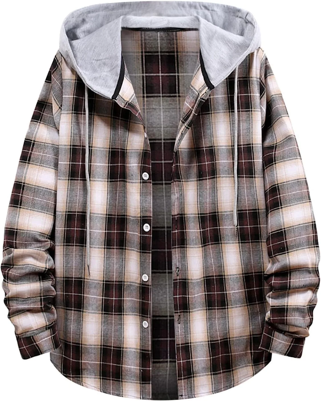 

Мужская рубашка Buffalo Plaid с капюшоном Muscularfit