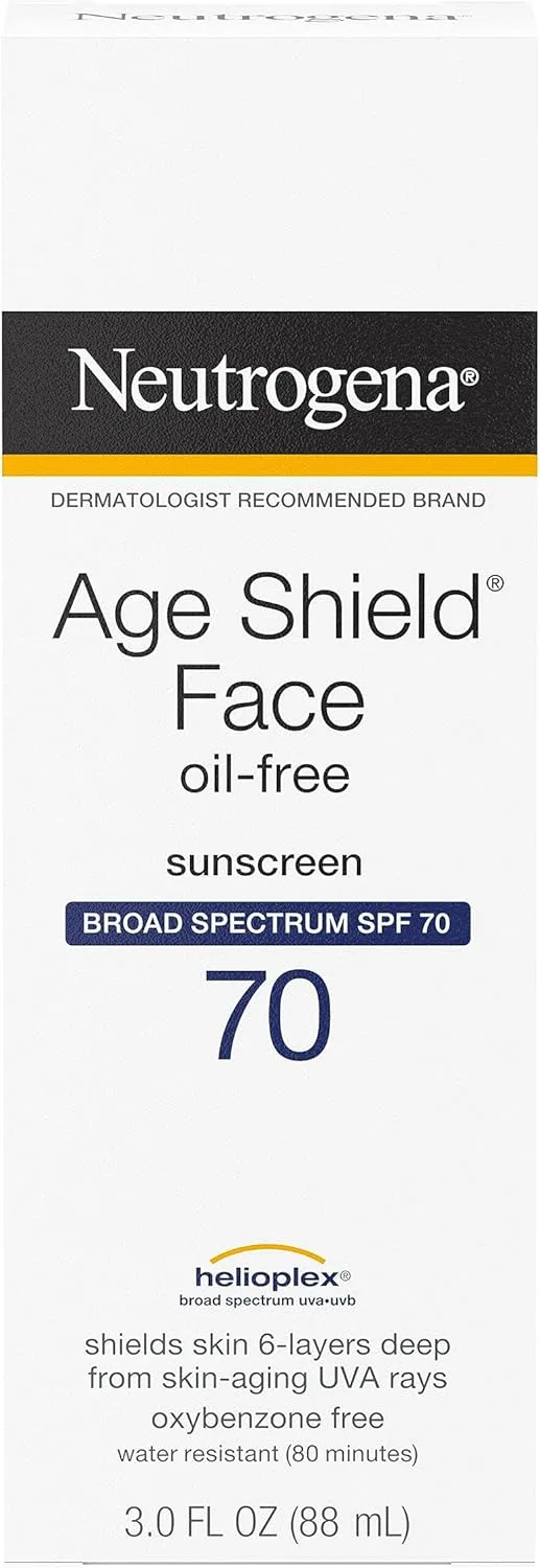 Солнцезащитный лосьон для лица Neutrogena Age Shield Anti-Oxidant SPF 70, 264 мл — фото 2