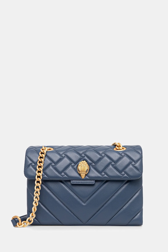 

Кожаная сумка Kensington Kurt Geiger London, темно-синий