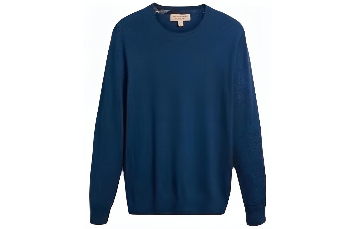 

Кашемировый свитер мужской темно-голубой Burberry