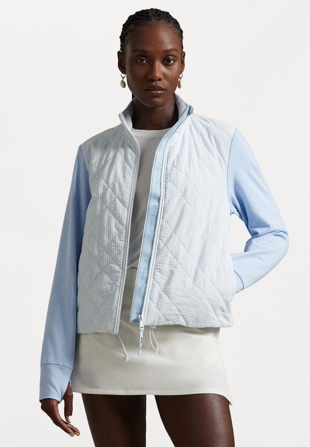 

Куртка для активного отдыха HYBRID QUILTED PANEL ZIP JACKET Polo Ralph Lauren, светло-голубой