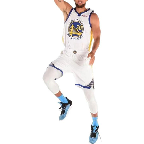 Футболка Golden State Warriors Swingman Джерси Стивен Карри Nike, белый — фото 4