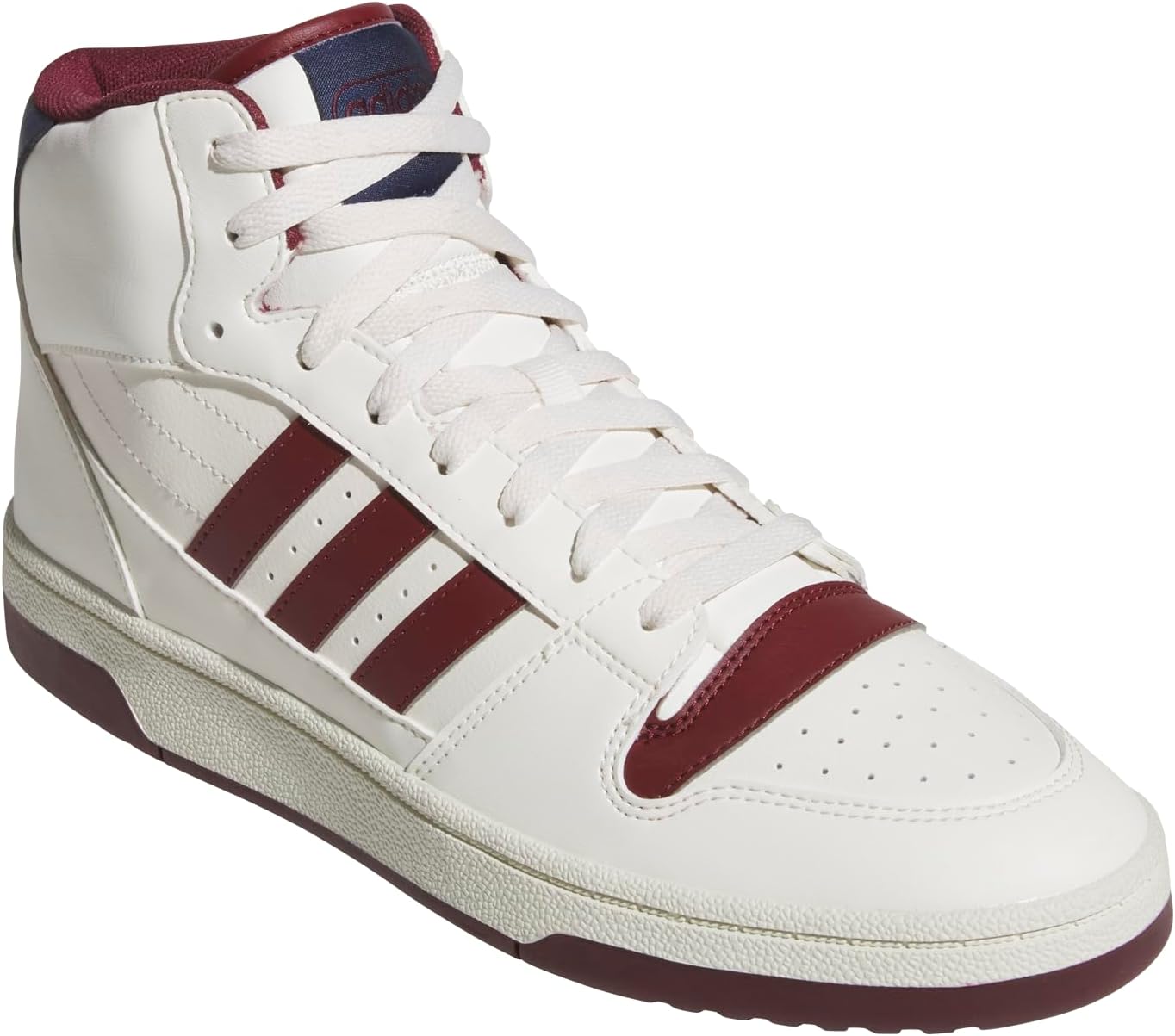 Кроссовки Adidas Унисекс Взрослые Break Start Mid Top, белый/красный/синий — фото 2