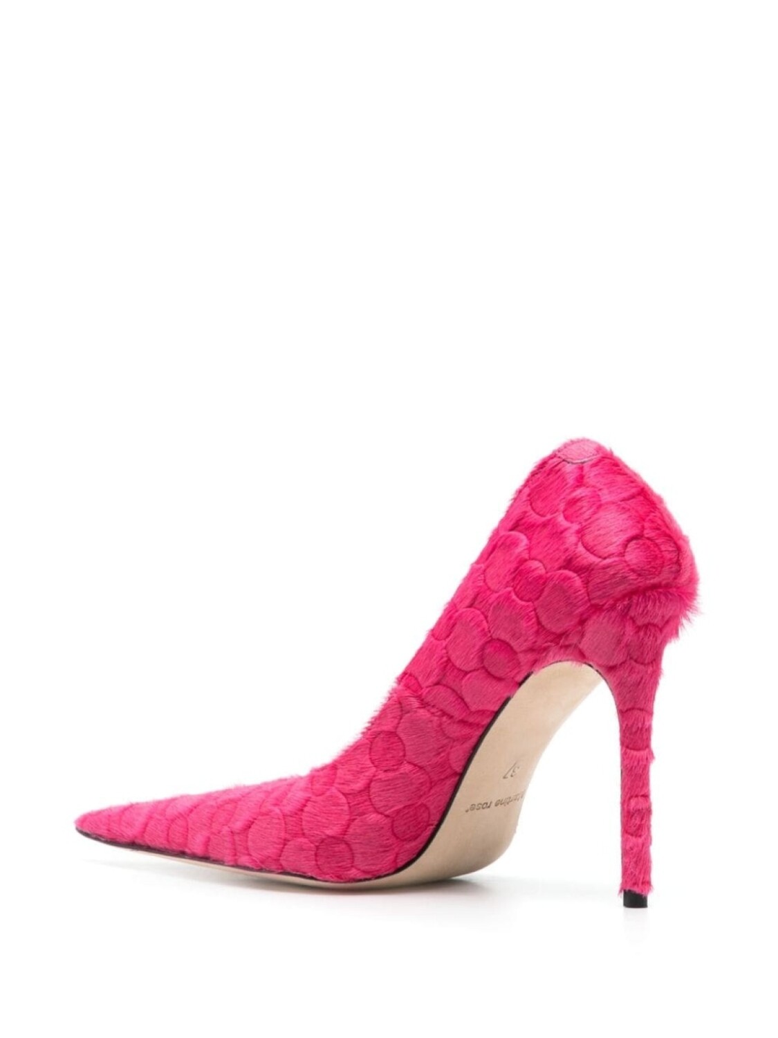 Туфли Martine Rose 105 мм с удлиненным носком, розовый — фото 3