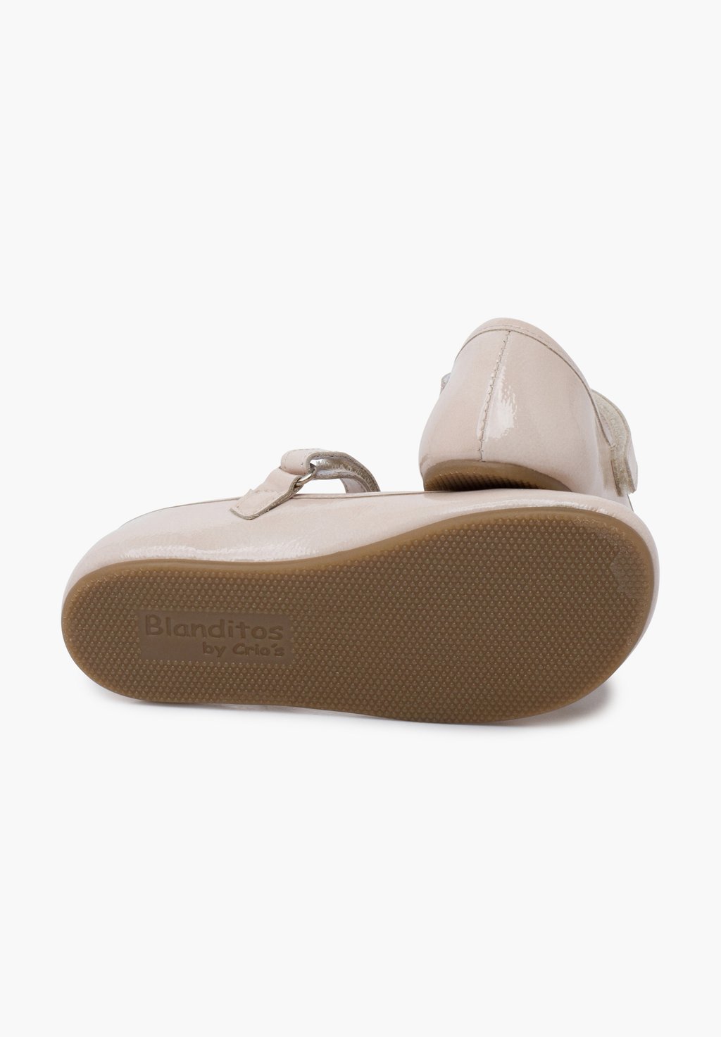 Балетки с ремешком на щиколотке MERCEDITAS BLANDITOS CEREMONIA BRILLO Pisamonas, светло-розовый — фото 4