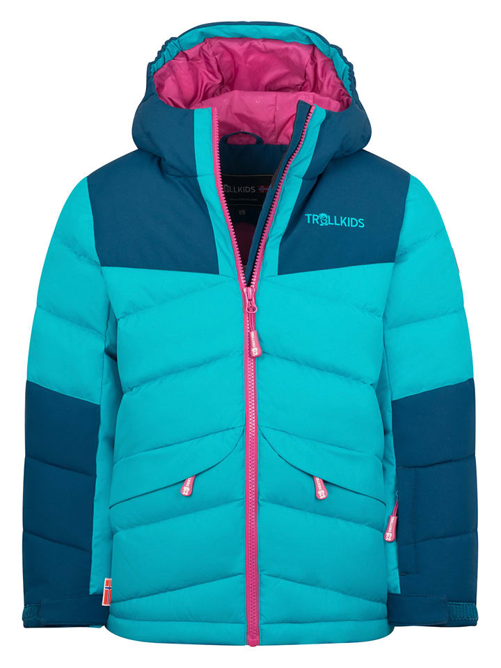 

Стеганая куртка Trollkids Steppjacke Narvik, бирюзовый