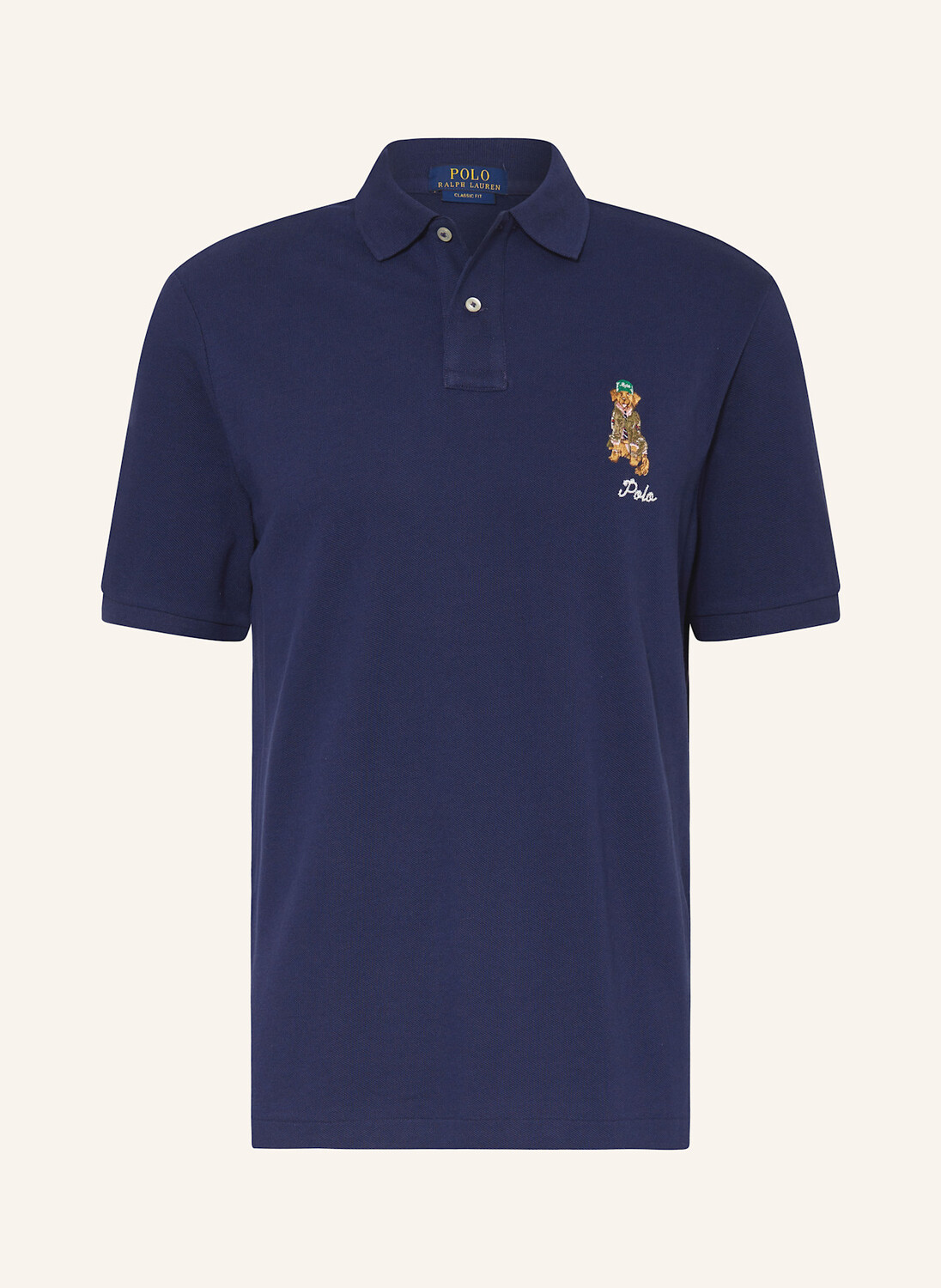 

Рубашка-Поло из пике классического кроя Polo Ralph Lauren, синий