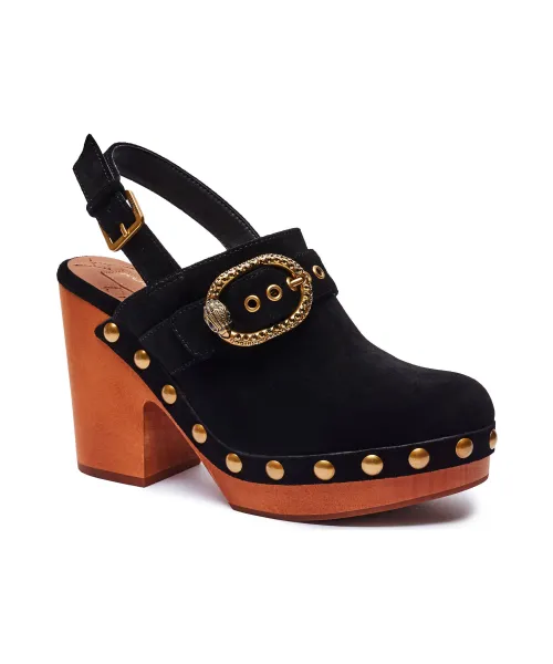 Кожаные сандалии Mayfair mules Kurt Geiger, черный
