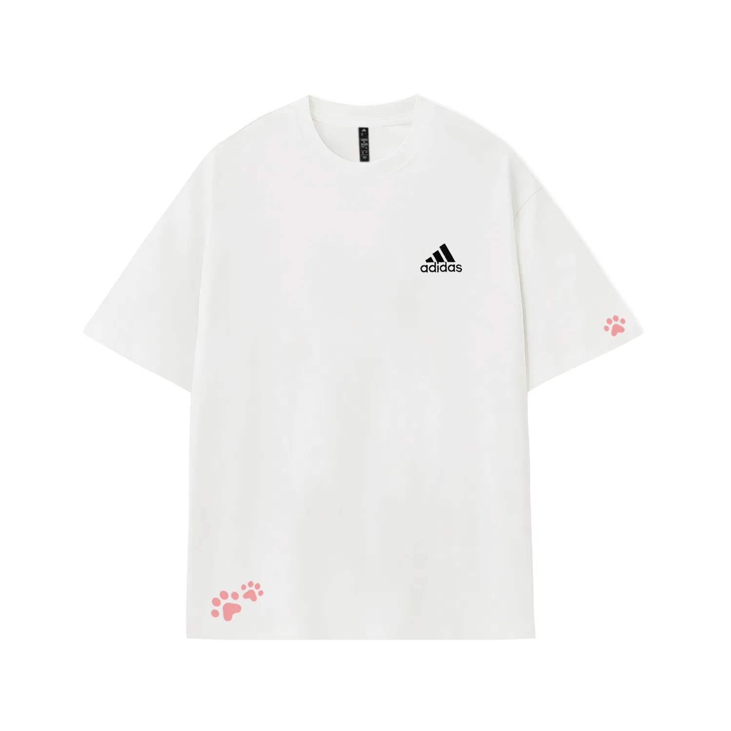 Футболка с принтом Adidas MUST HAVES Unisex белый — фото 3