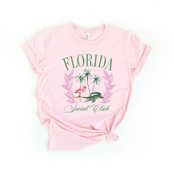 

Футболка с принтом Florida social club Simply Sage Market, Pink, Зеленый, Футболка с принтом Florida social club Simply Sage Market, Pink