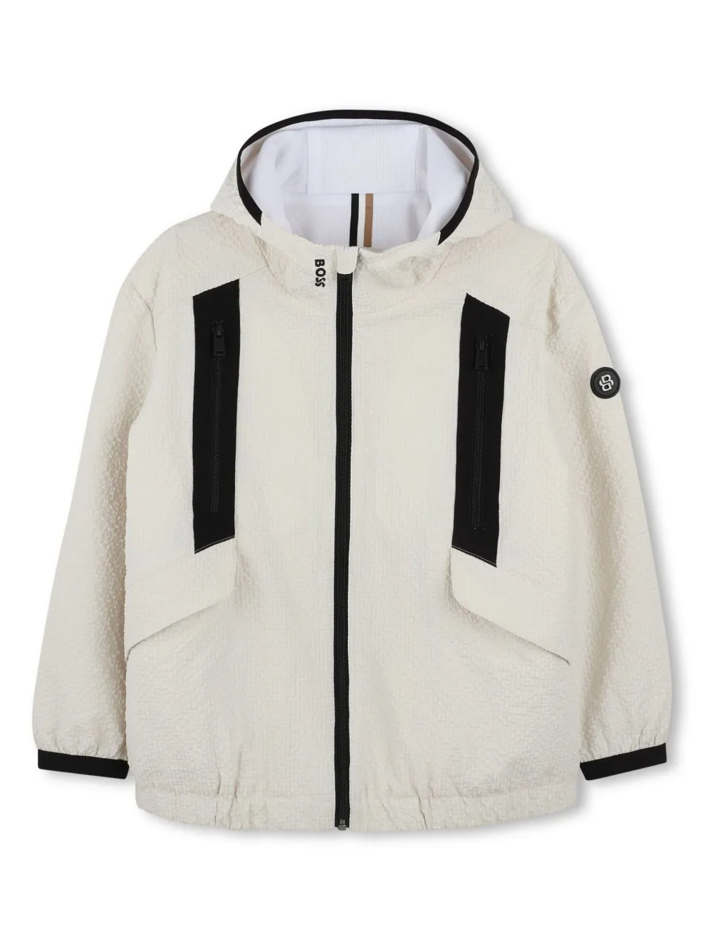 

Ветровка с капюшоном BOSS Kidswear, нейтральный