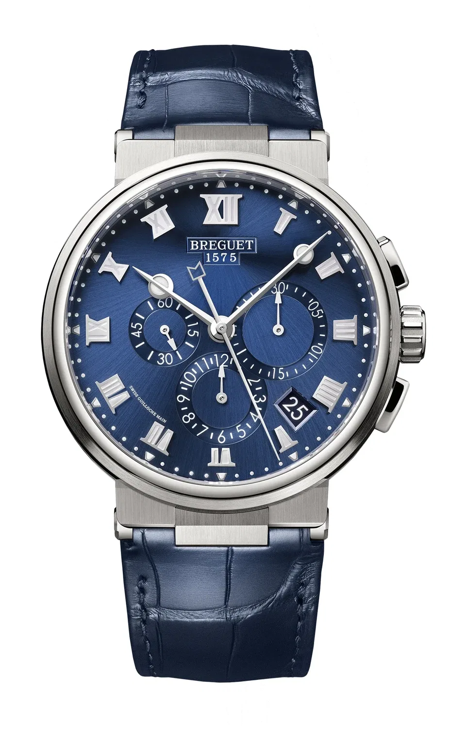 МАРИНА ХРОНОГРАФ - 5527TI/Y1/9WV BREGUET, серебряный