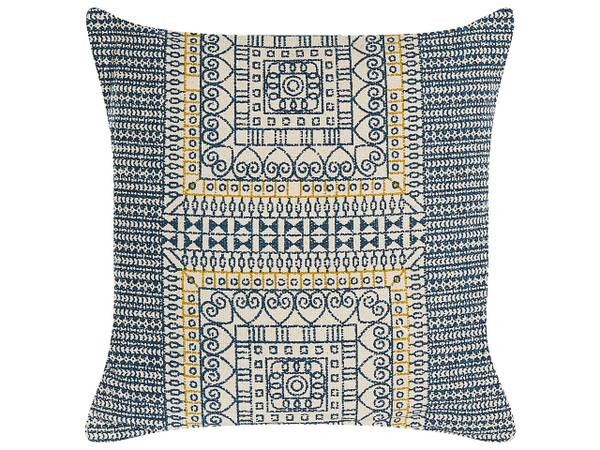 

Декоративная подушка Beliani SAFI, 50x50x50 см цвет blau/multicolor/weiß/gelb