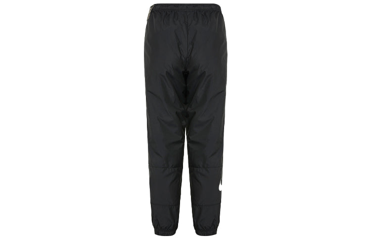 Спортивные брюки (WMNS) Nike Nsw Stmnt Wvns Pant Running Training Colorblock Knit Sports Pants/Trousers/Joggers Autumn Black DC0041-010 — фото 2