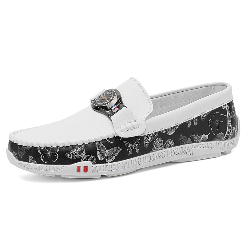 

KUPE Мужские повседневные кеды низкие белые, цвет White