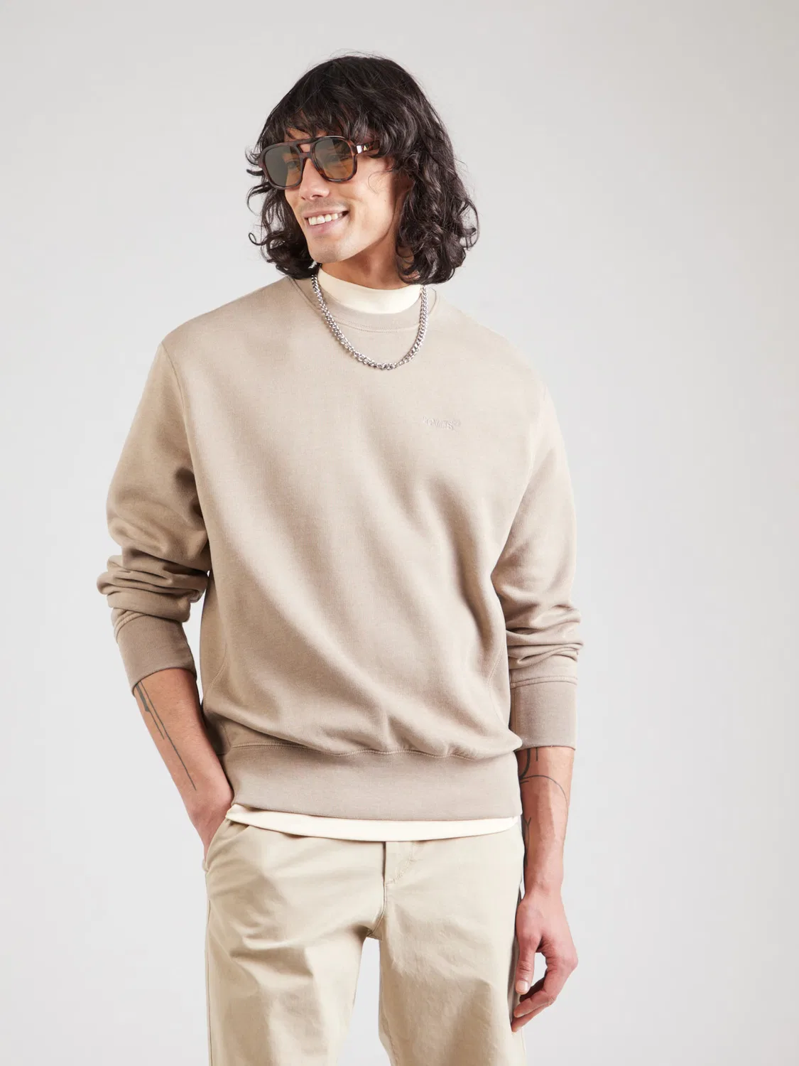 Толстовка 'AUTHENTIC' Levi'S , Beige — фото 3