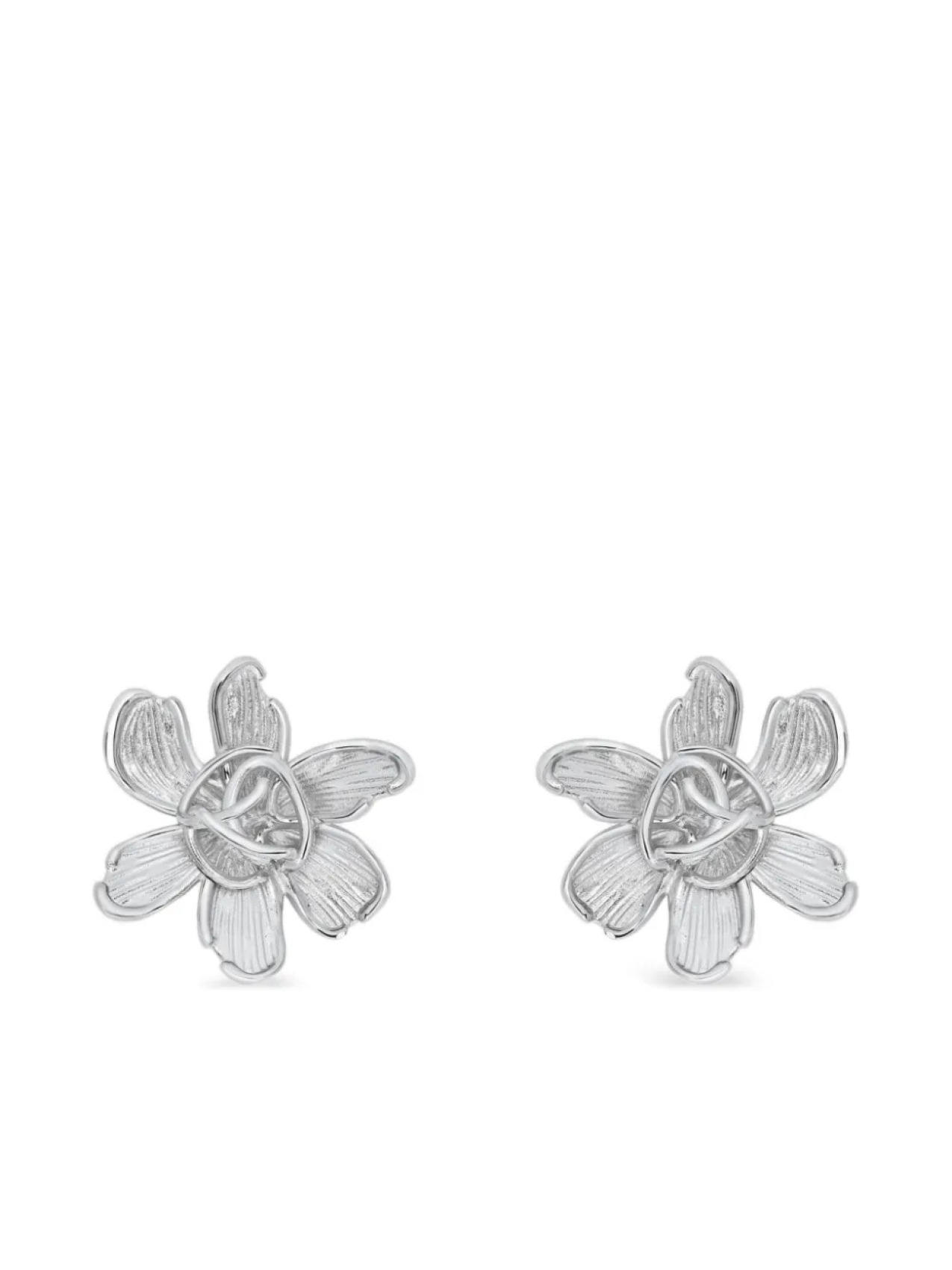 

Серьги Oscar de la Renta в форме цветка, серебряный