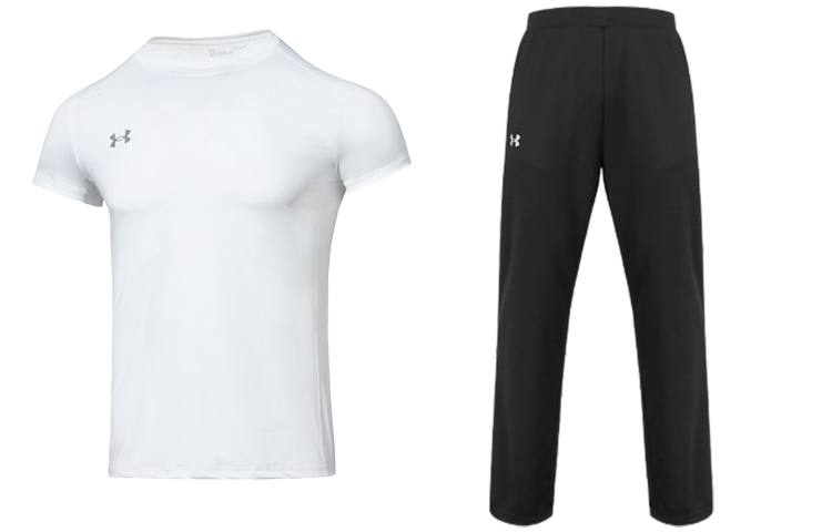 

Повседневная спортивная одежда для мужчин Under Armour, белый/черный