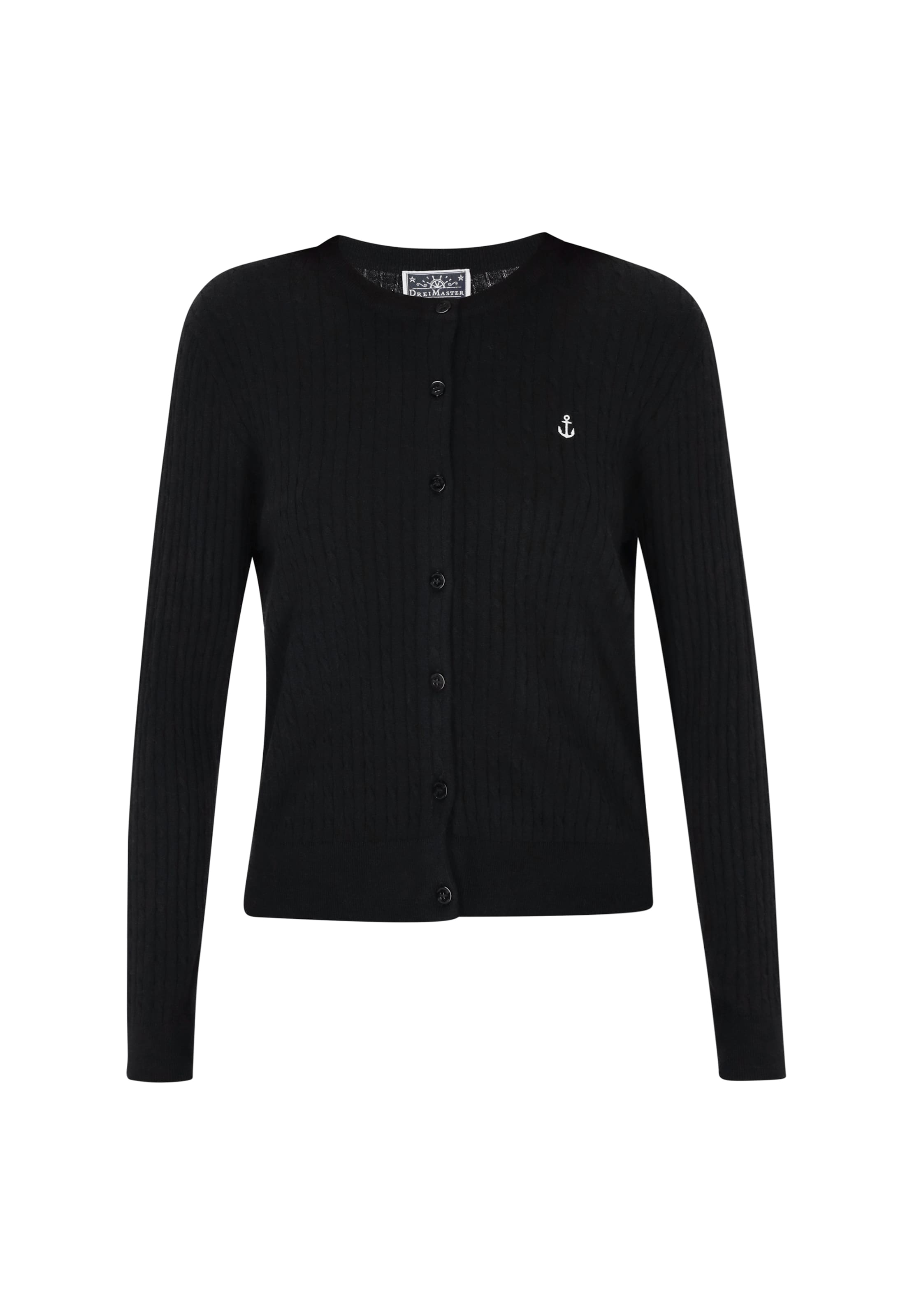 

DreiMaster Maritim Вязаный кардиган в черном цвете