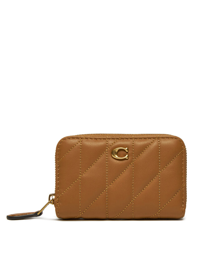 

Большой кошелек Coach, коричневый