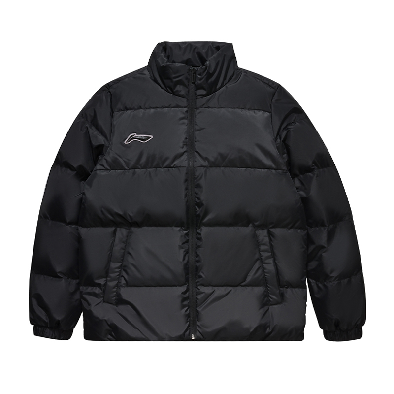 

Куртка пуховая LiNing Unisex черная, черный (с капюшоном)