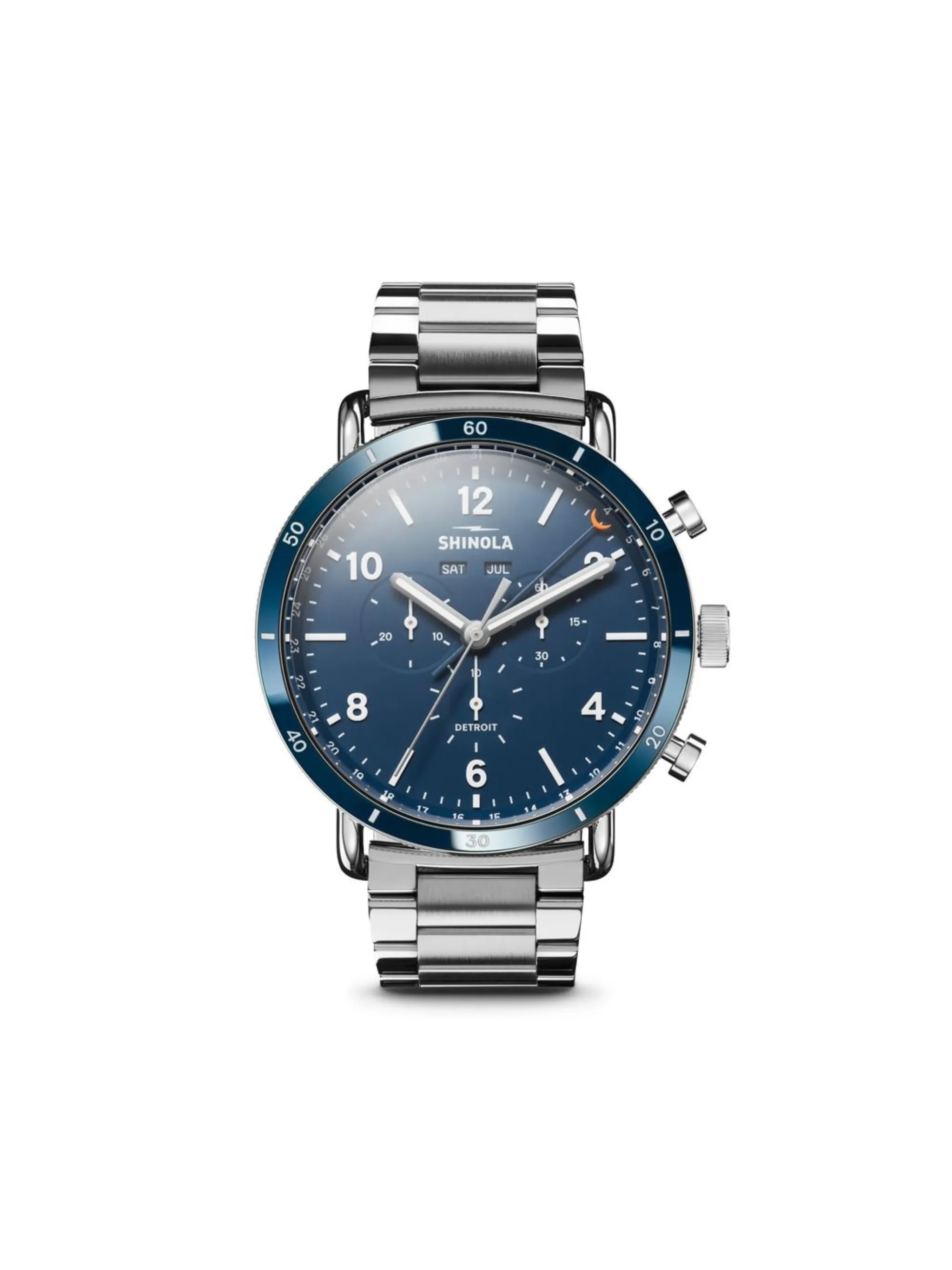 

Наручные часы Canfield Sport 45 мм Shinola, синий