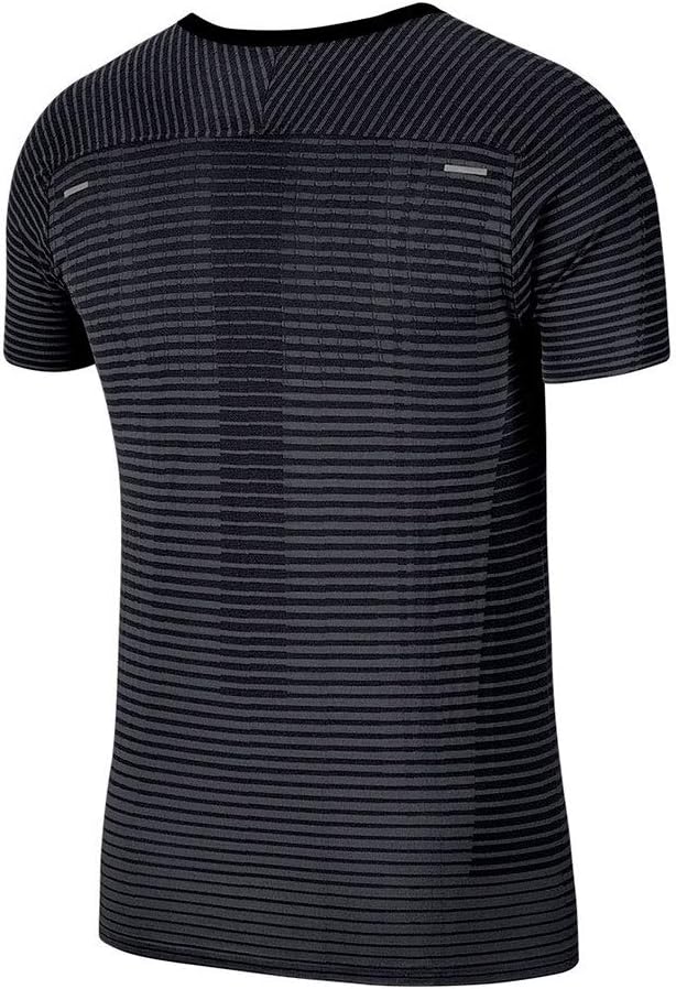 Мужская футболка для бега Nike TechKnit Ultra, Black — фото 2