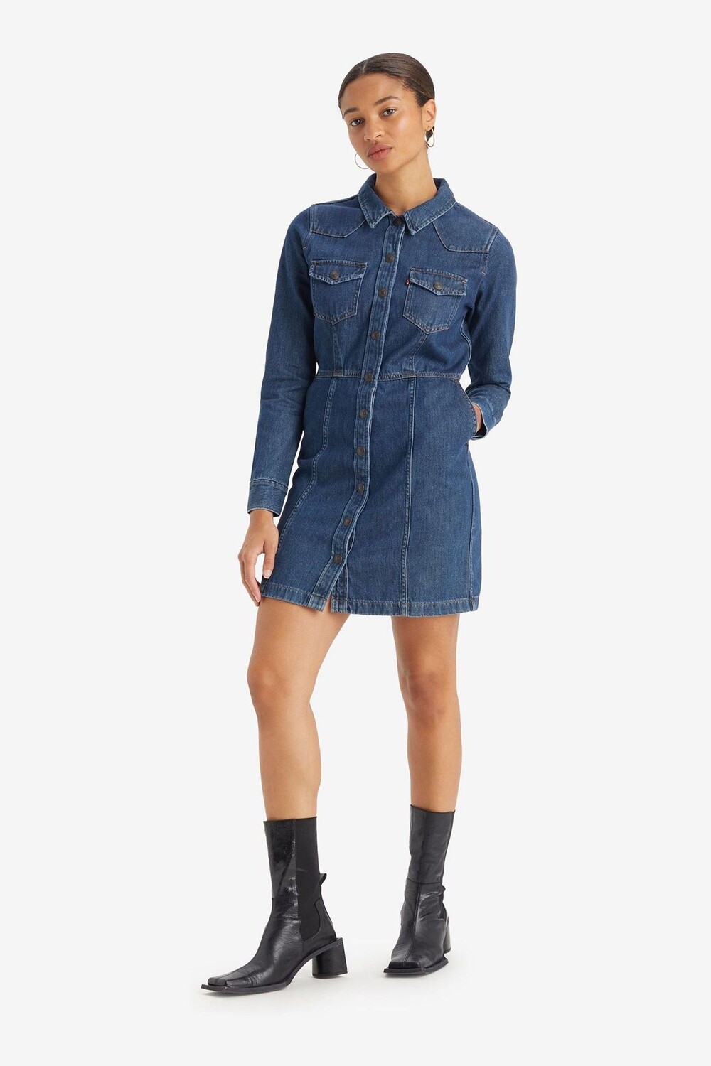 

Джинсовое платье Flynn в стиле вестерн Core Levi'S, синий