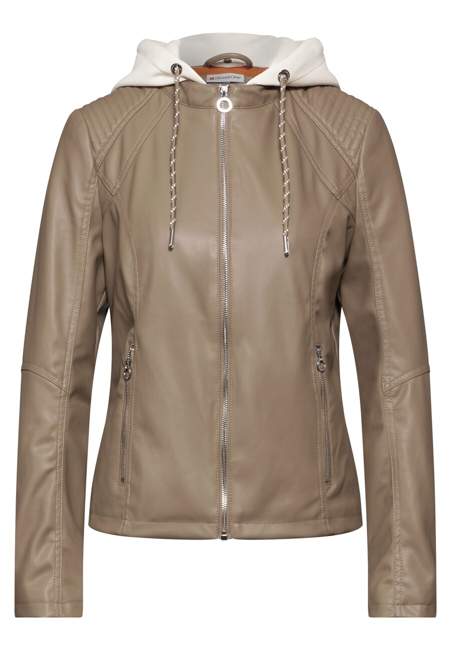 

Кожаная куртка STREET ONE Between-Season Jacket, цвет chamois