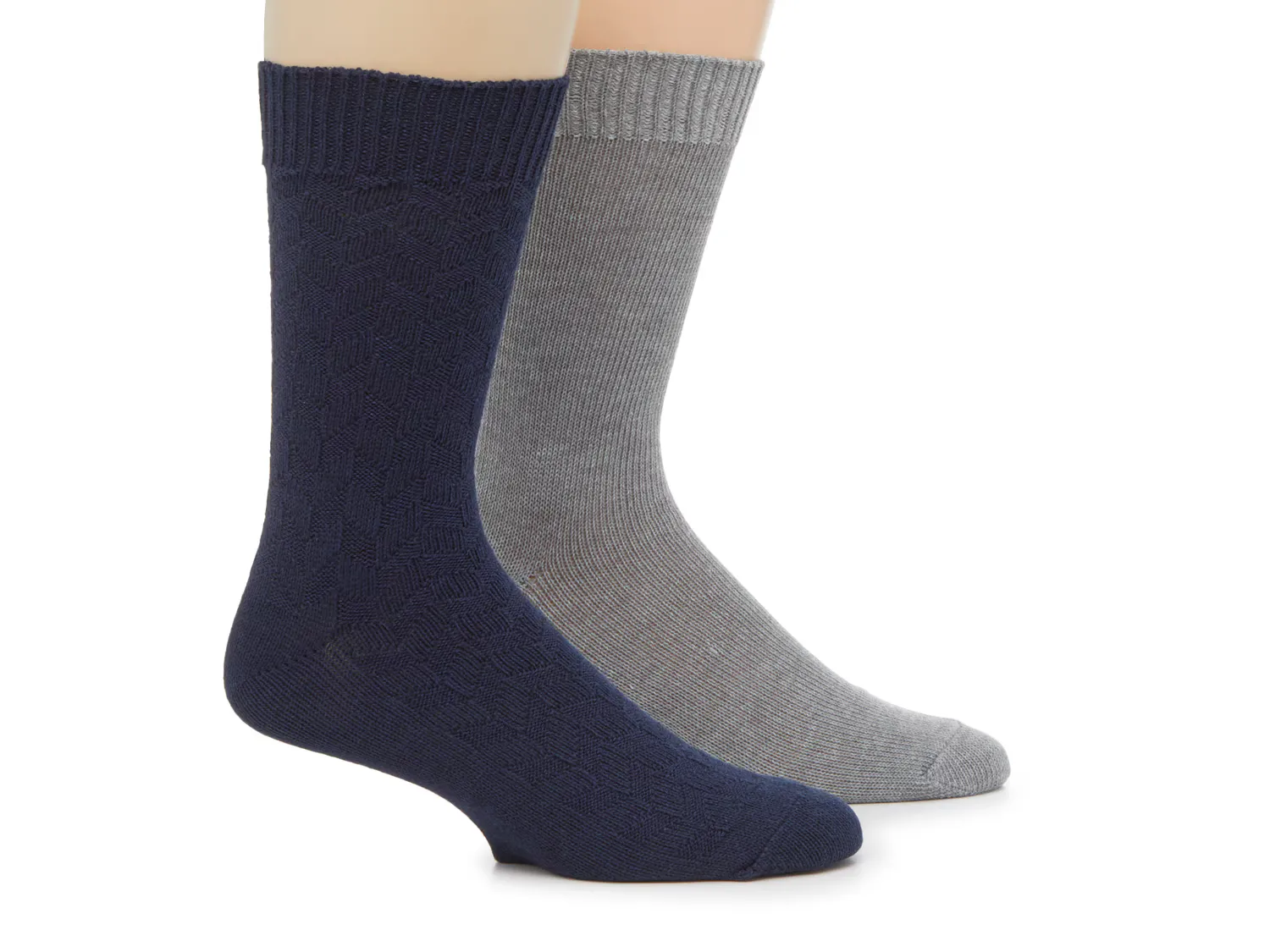 

Носки Checker Diamond Men's Crew Socks - 2 Pack Vince Camuto, темно-синий/серый