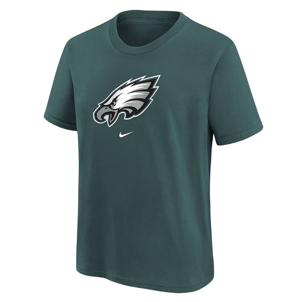Молодежная футболка с логотипом Nike Midnight Green Philadelphia Eagles, цвет Eag Green — фото 3