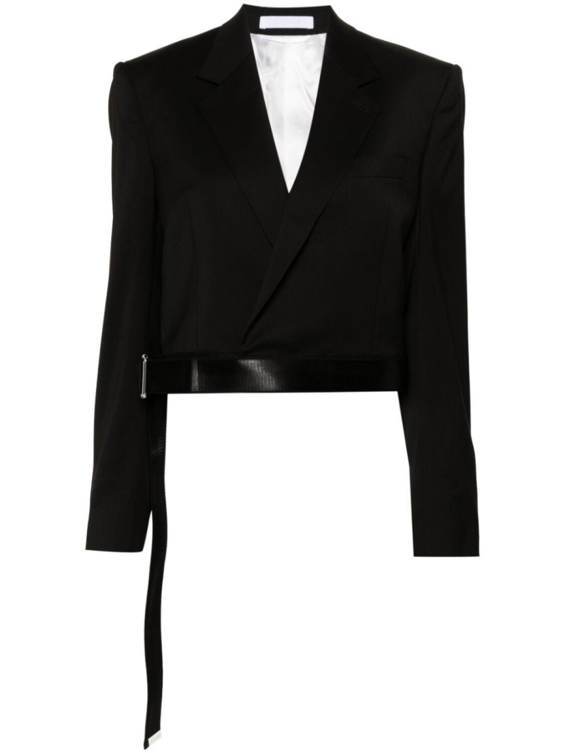 

Helmut Lang укороченный блейзер Wrap, черный