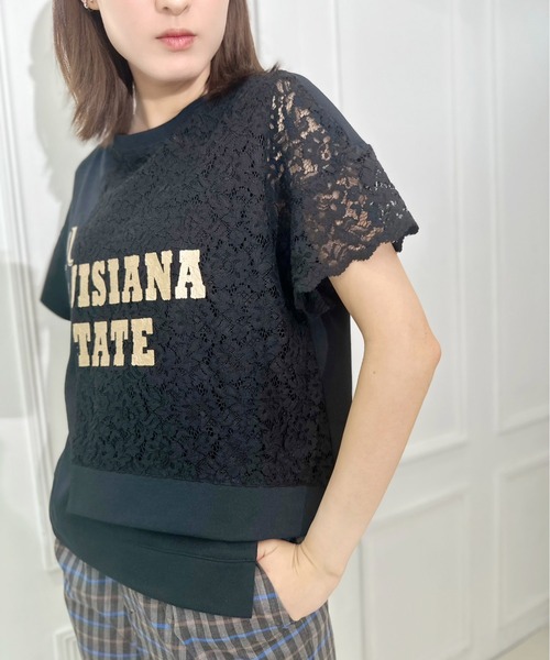 

Футболка с принтом AVIE, черный