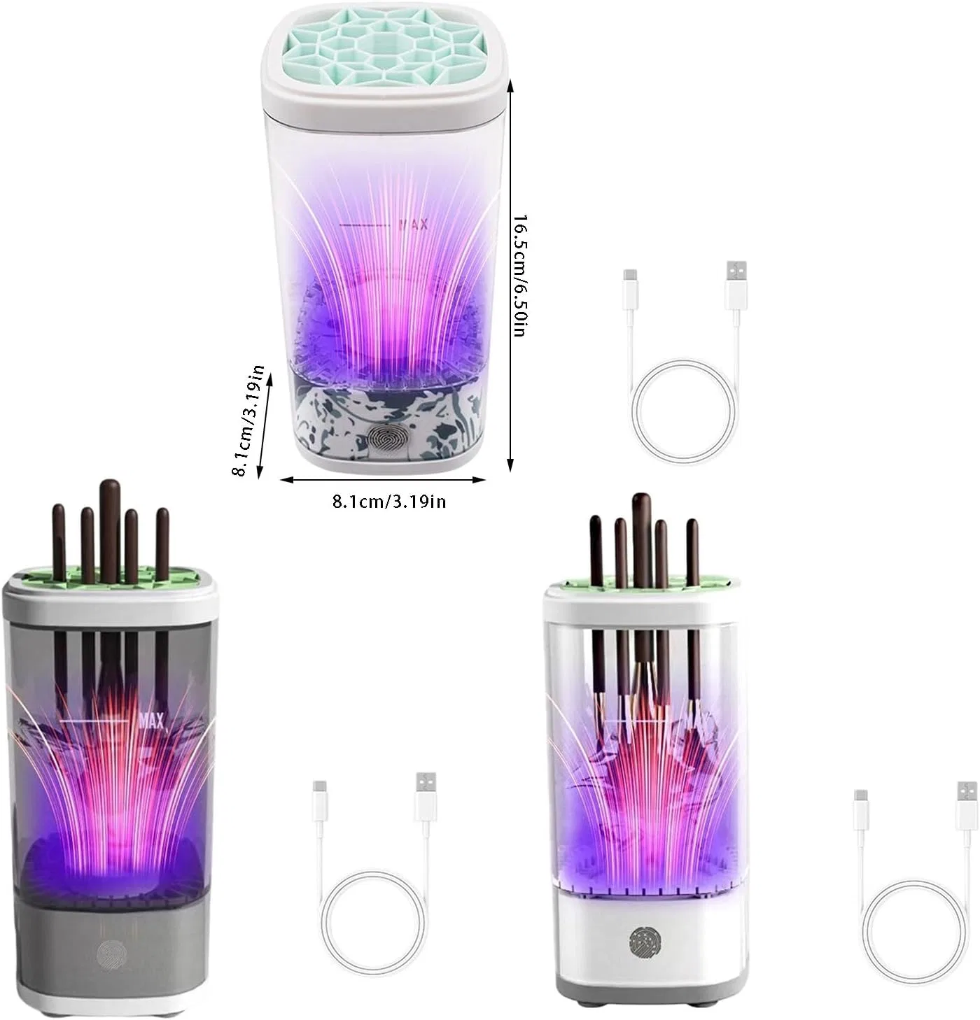 Автоматическая машинка для чистки и сушки кистей Tmboryuu USB — фото 4