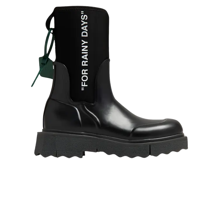 Ботинки Off-White Wmns Sponge Rubber Rain Boot, черный