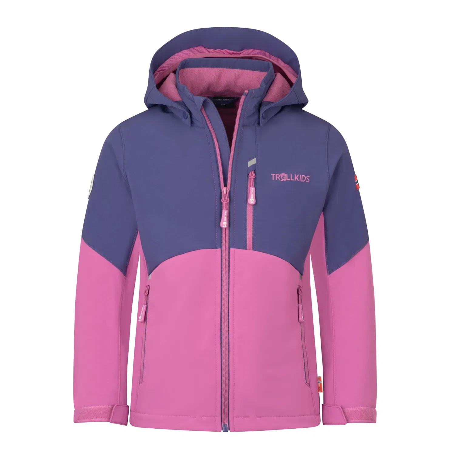 Функциональная куртка Balestrand, Trollkids, mallow pink/navy
