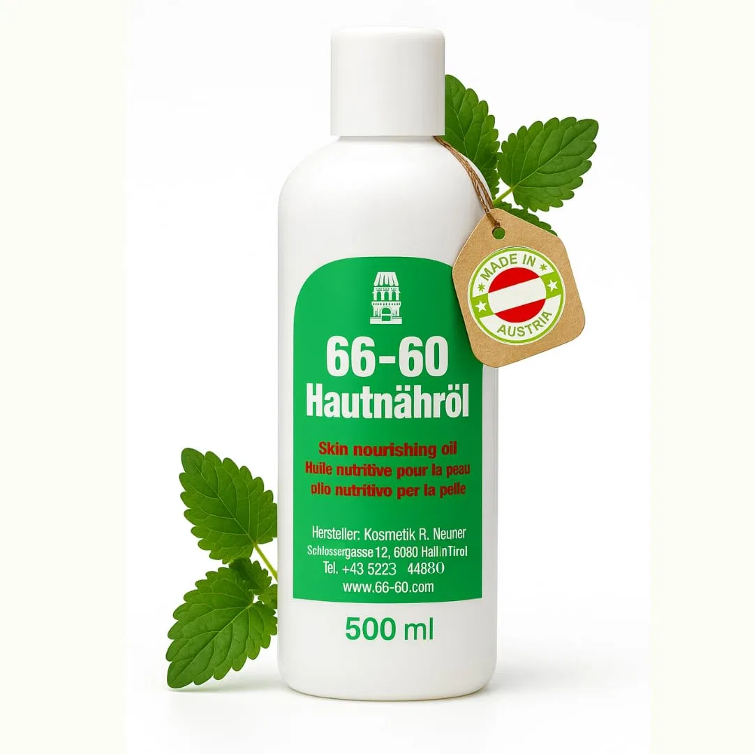 Масло для кожи 66-60 Skin Nutrition Oil с витамином E, 500 мл 4Betterdays.Com Naturlich Leben!
