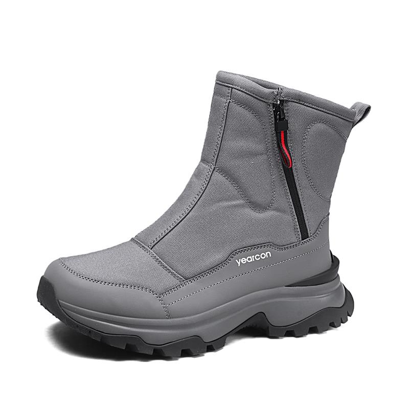 

YEARCON Серые мужские зимние ботинки, цвет Gray