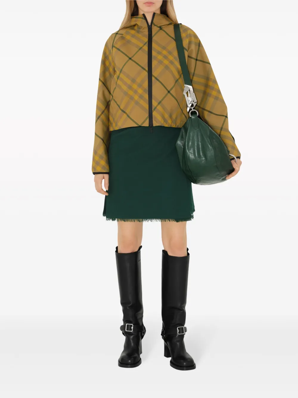 Юбка BURBERRY, женская, зеленый — фото 2