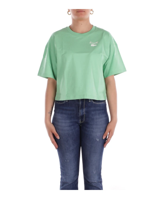 

Футболки и поло мятно-зеленого цвета Lacoste, зеленый