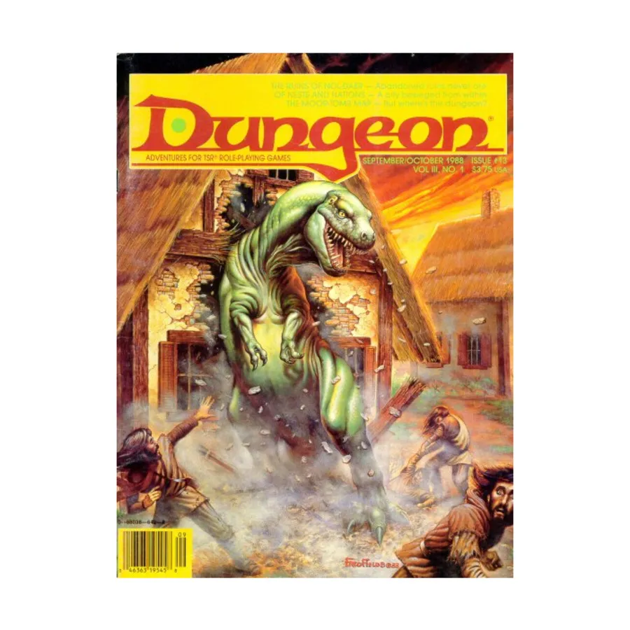 

Журнал #13 "4 AD&D, & 1 D&D Adventure", Dungeon Magazine #01 - #50