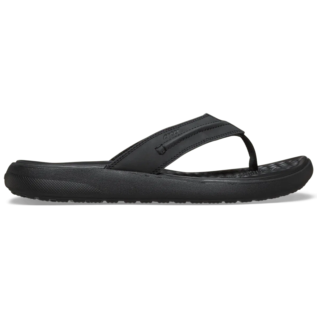 Yukon Vista Literide Flip Crocs, черный/черный